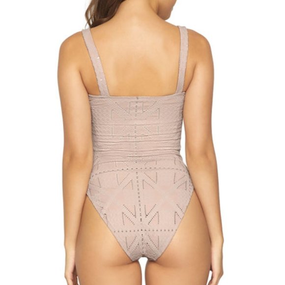 PilyQ Corset Eyelet One-Piece - Picture 3 of 9